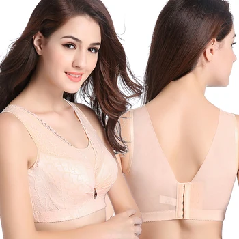 

bras for women Lace large size bra chest gathered adjustment type push up bra Bralette