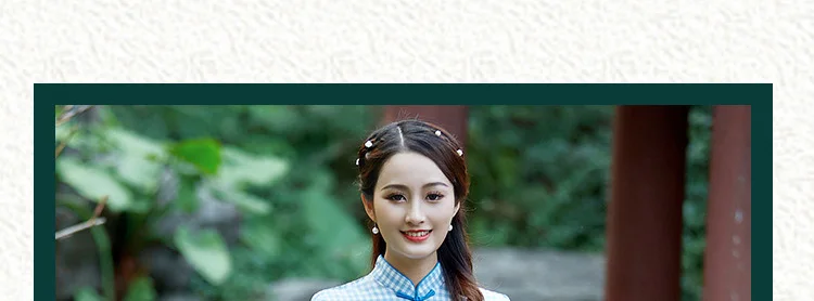 Китайский стиль учебный стиль для женщин с длинными рукавами Qipao решетки Улучшенный чёнсам Тан костюм рубашка женская повседневная одежда рубашка