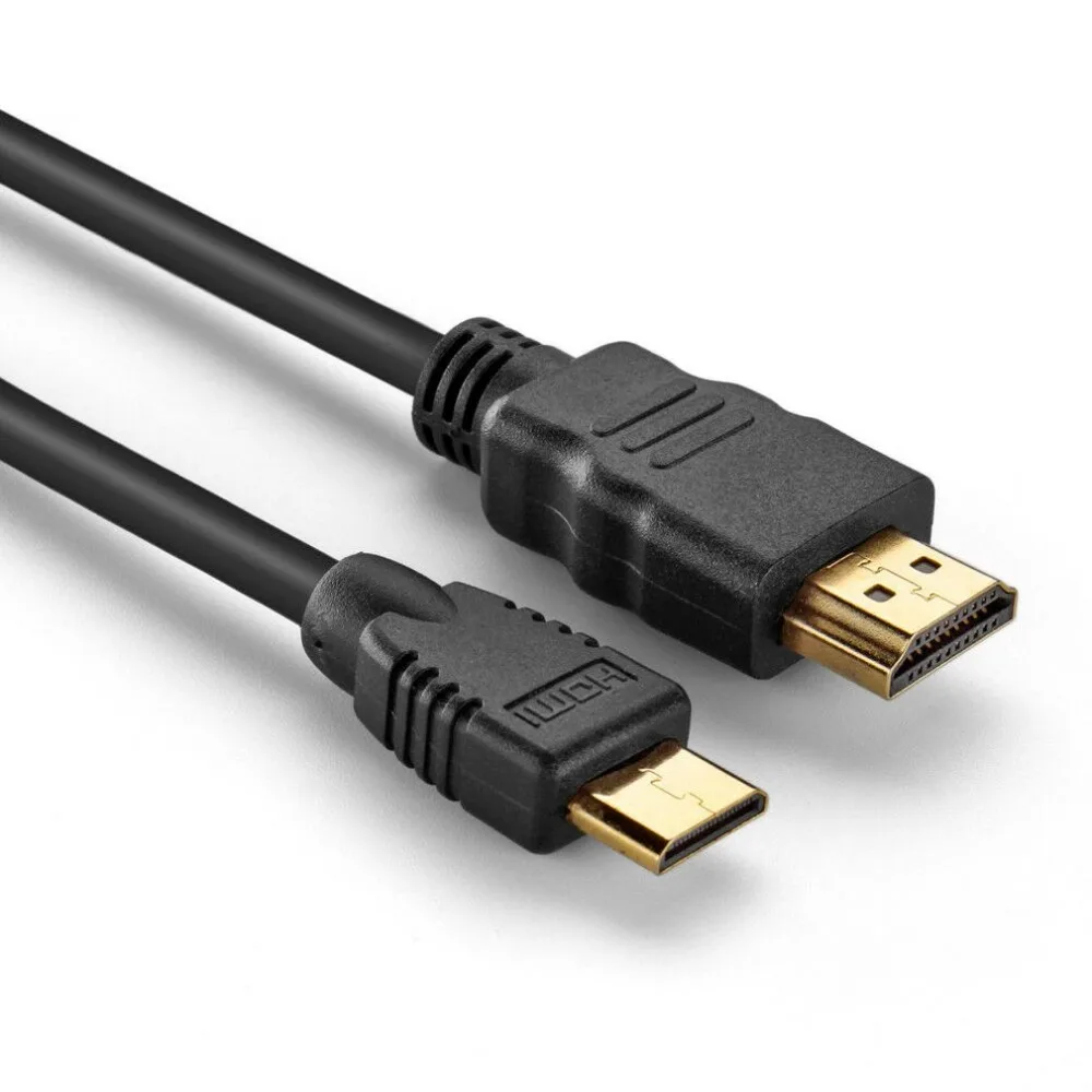 3 метра Mini-HDMI Male 1080p кабель 1.3a type A-C HD позолоченный 3D кабель для HDTV Splitter