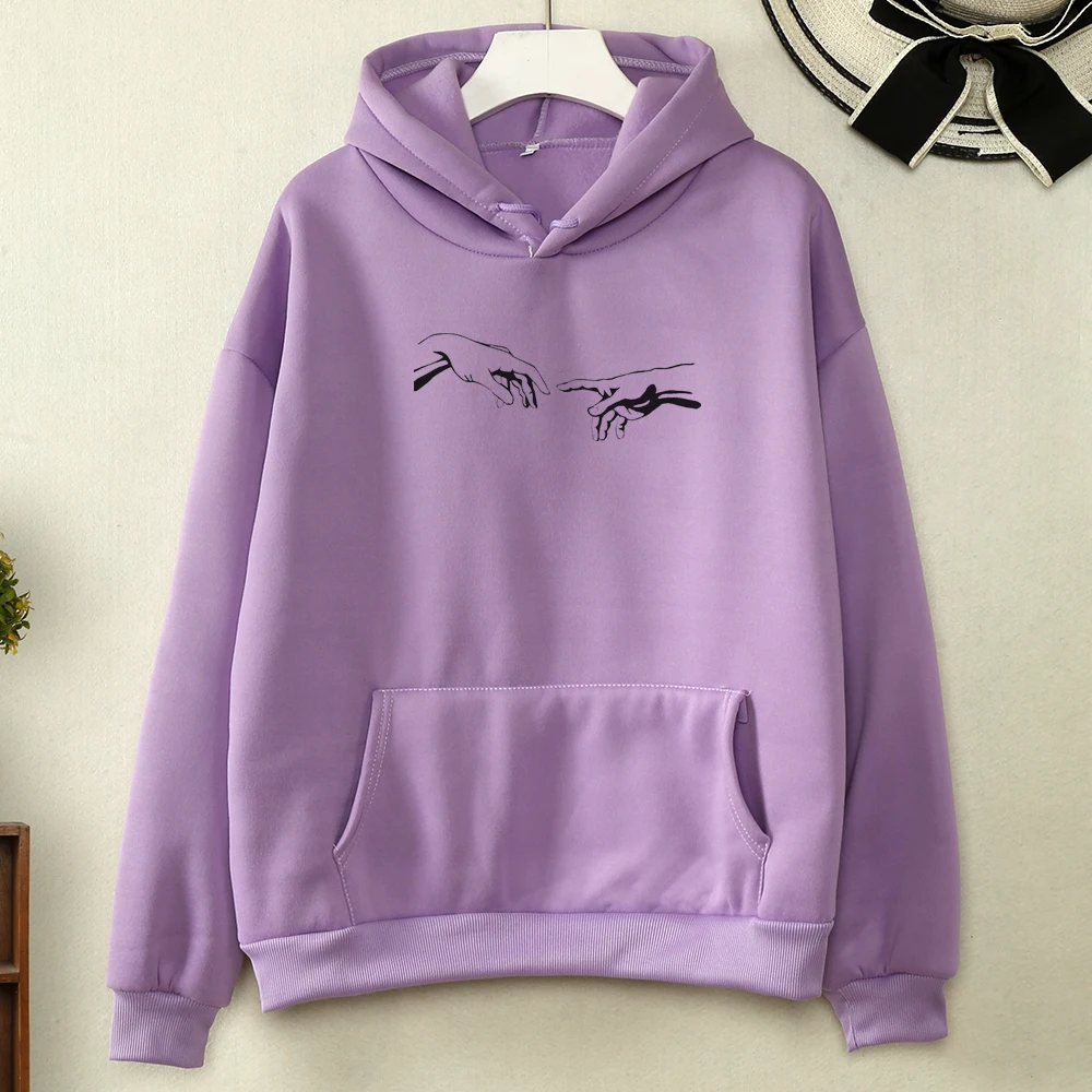 Inverno skugnas criação mãos linha arte sweatshirts