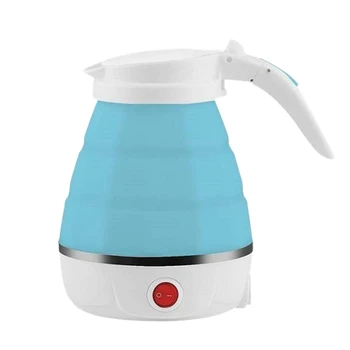 

Travel Foldable Electric Kettle - Fast Water Boiling - Food Grade Silicone - Small, Collapsible, Portable - Boil Dry Protection