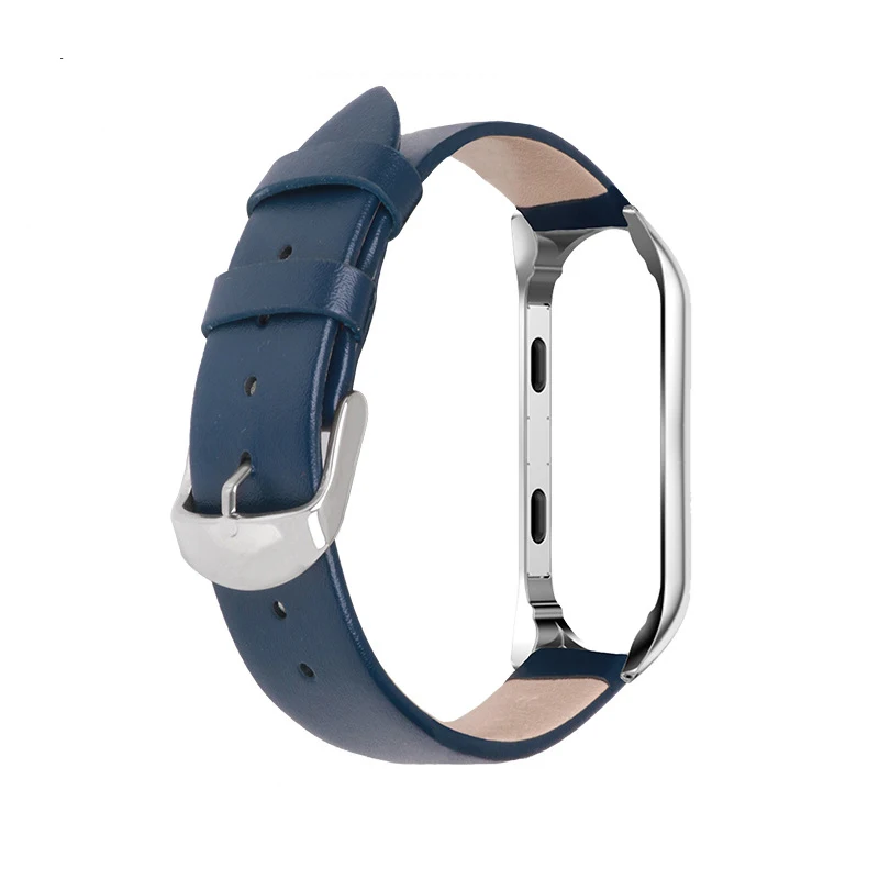 Новейший кожаный браслет MiBand 4 Замена ремешка смарт-браслет для Xiaomi Miband 4 Mi3 ремешок для Xiaomi MiBand 3 запястье