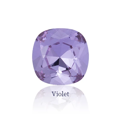 K9 Glass Square Rhinestones New Design Pointback Blue Crafts Crystals Clothing Jewelry Accessories Loose Glue On Nails Stone Violet