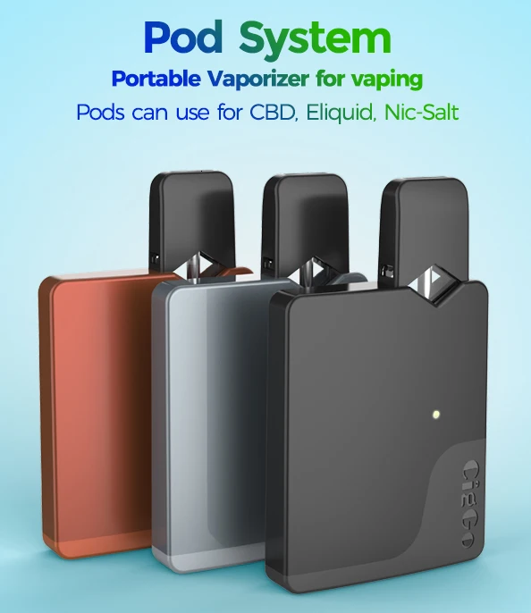 Ciggo J Box Pod Starter Kit 350mah Battery Vape Box Mod Vaporizer With 0.6ml 1.9ohm Electronic Cigarette Pods (2)
