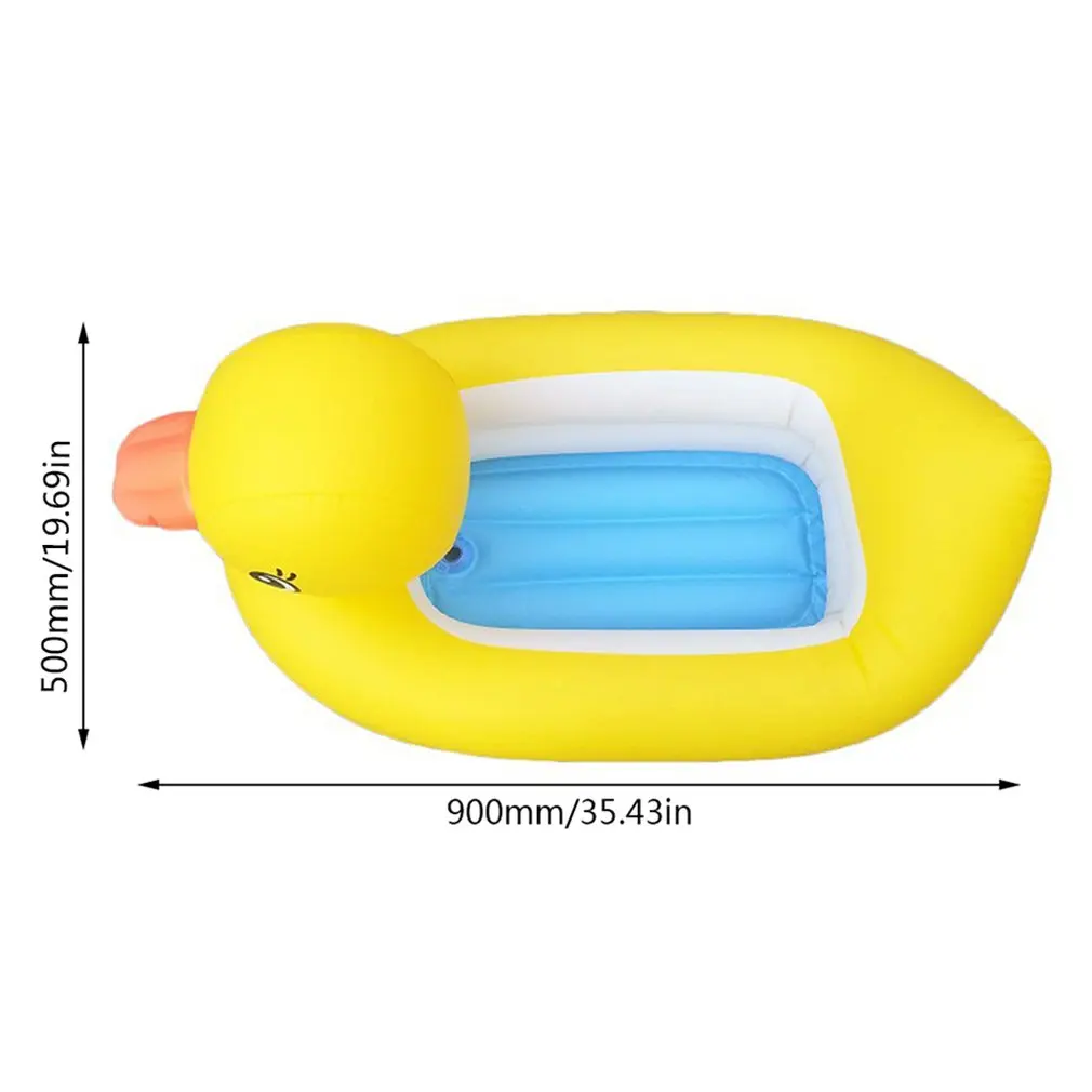 Экологически чистая ПВХ надувная маленькая Желтая утка Ванна надувная утка детская Ванна надувная Ванна