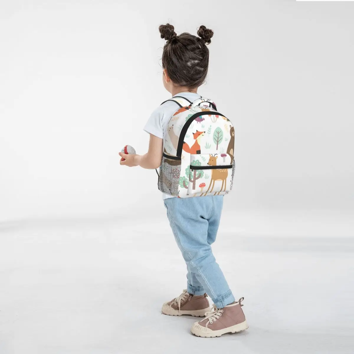 Forest Cute Animals Kids Backpack Toddler School Bag Kindergarten Mochila for Boys Girls 2-5 Years