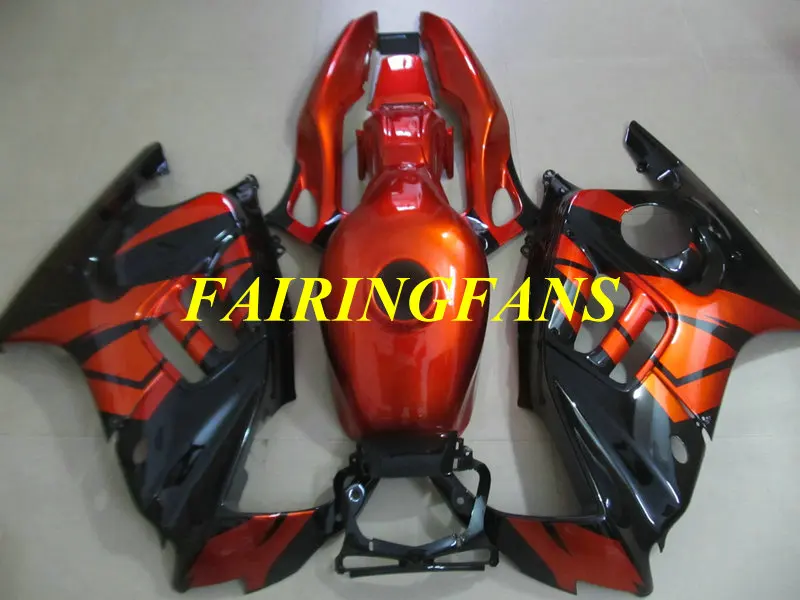 Мотоцикл обтекатель комплект для HONDA CBR600F3 97 98 CBR 600 F3 CBR 600F3 CBR600 1997 1998 красно-черные Обтекатели части+ подарки HM14