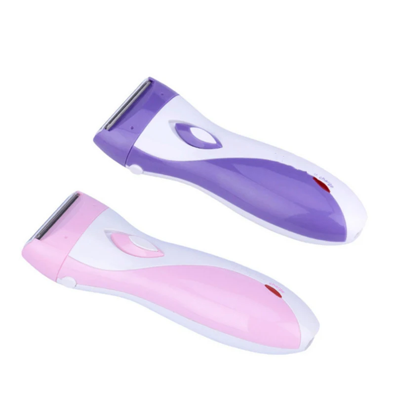 pink 110-240 В Женская электрическая бритва Леди электрическая бритва рука ноги подмышки средство для удаления волос на теле триммер Перезаряжаемый для тела лица - Цвет: pink