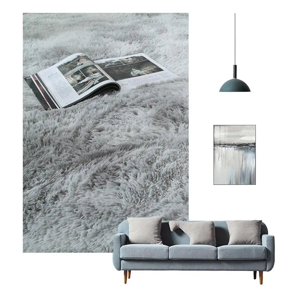 Теплый удобный ультра мягкий коврик для гостиной, ворсистый коврик для детской комнаты, украшение для дома