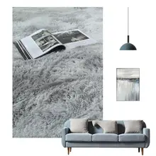 Теплый удобный ультра мягкий коврик для гостиной, ворсистый коврик для детской комнаты, украшение для дома