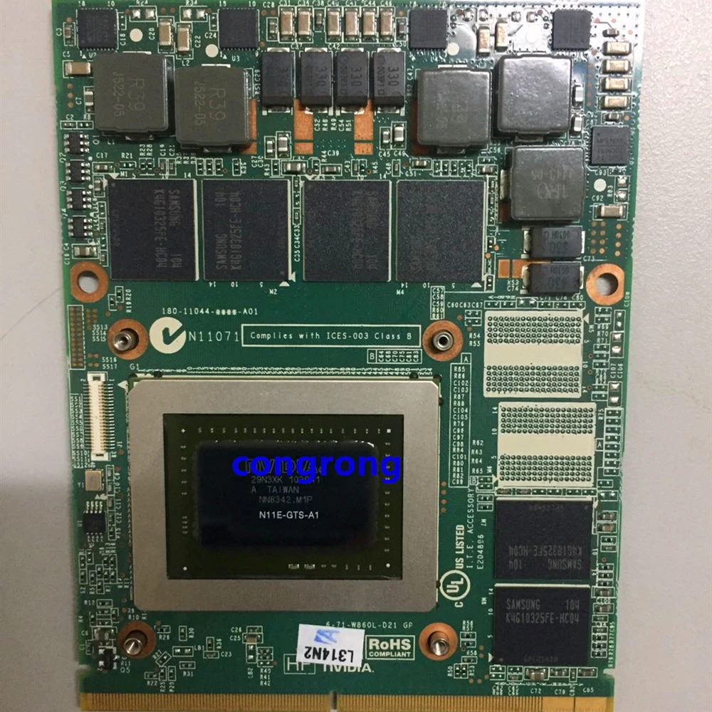 Графика видеокарта GTX470M для Clevo W860L P150HM P170HM X511 F59X DDR5 1 5G N11E-GTS-A1 | Компьютеры и офис