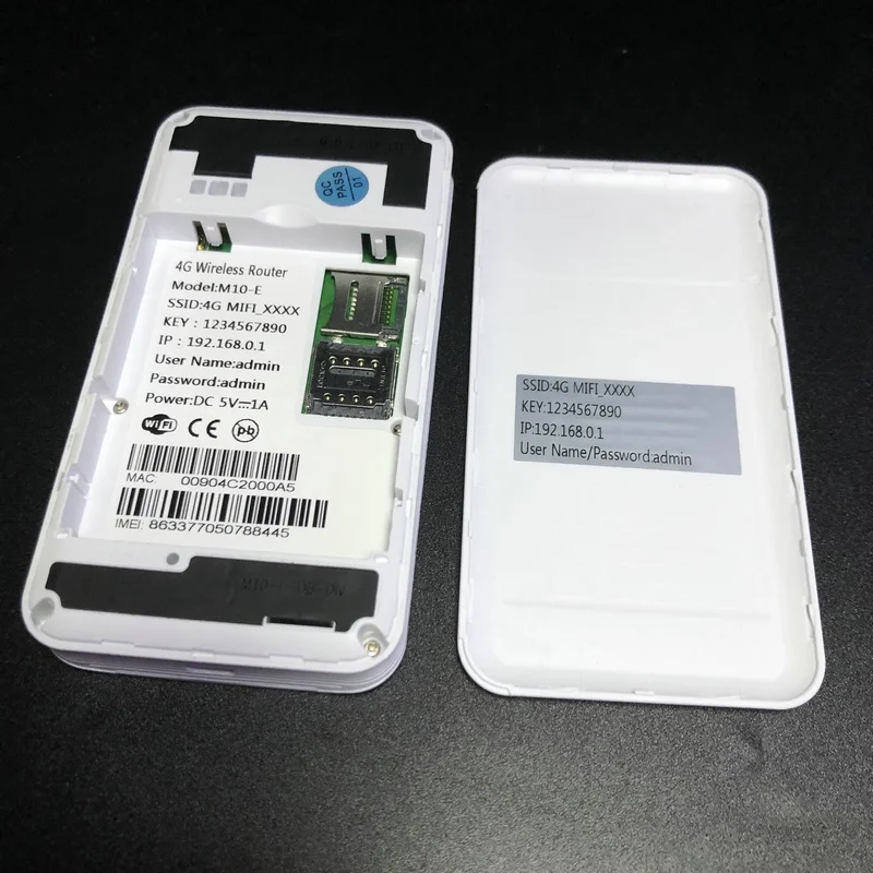 Bolso Wifi Roteador sem Fio Lte Cartão Sim Modem Hotspot Móvel 3000mah M10 4g - Imagem 4