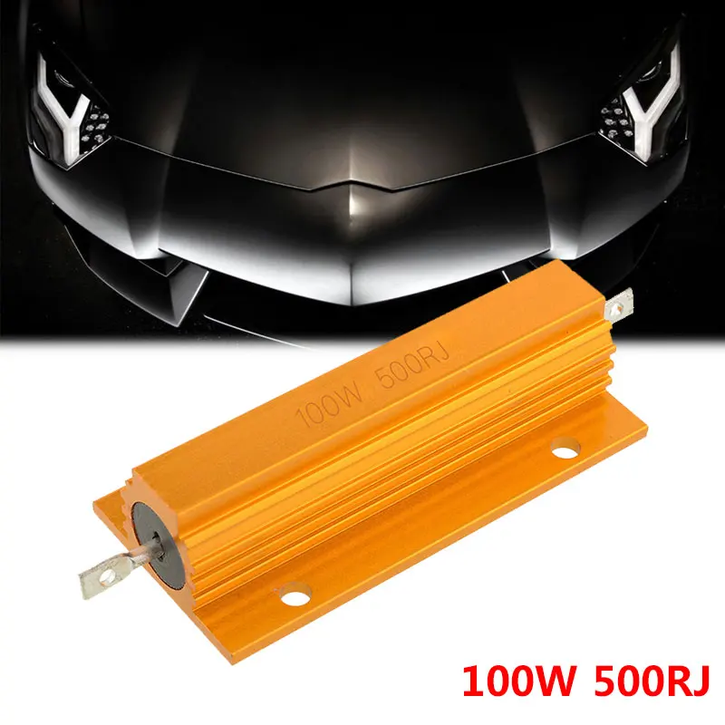 

High Power Resistor Wire Winding 100W Aluminum Shell Resistance Tool Part Accessories Gadget Practical Draadgewonden Weerstand