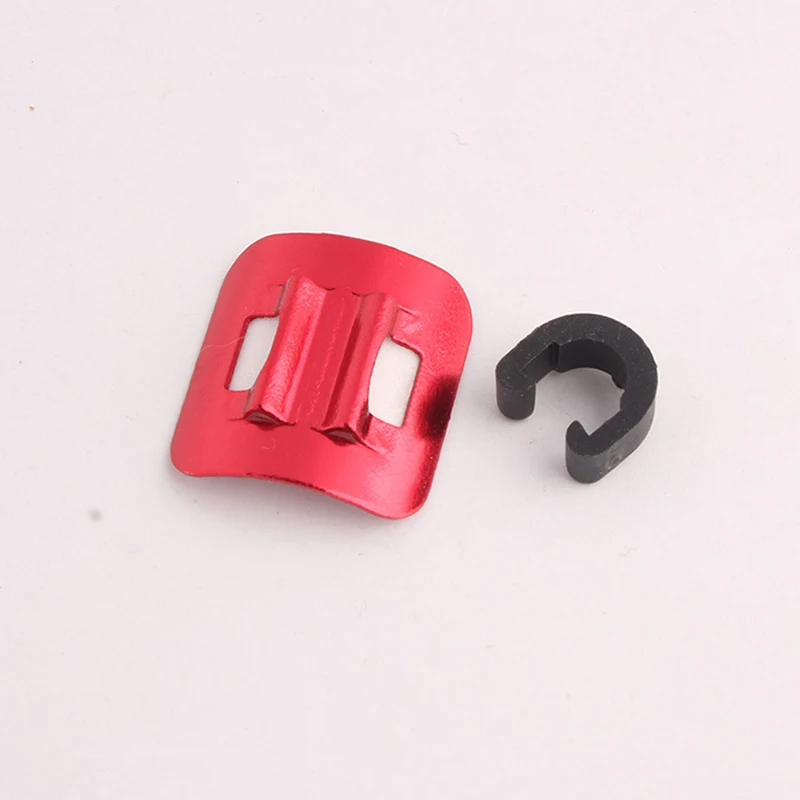 Велосипедный тормозной кабель для переключатель тормоза набор маслопровод фиксированные зажимы для MTB шоссейных велосипедов подседельный штырь U Пряжка трубки клип Руководство - Цвет: red