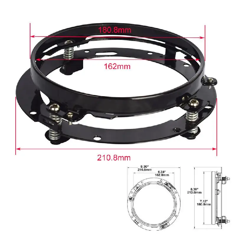 7 дюймовый светодиодный адаптер для фар Круглый кольцевой кронштейн головных