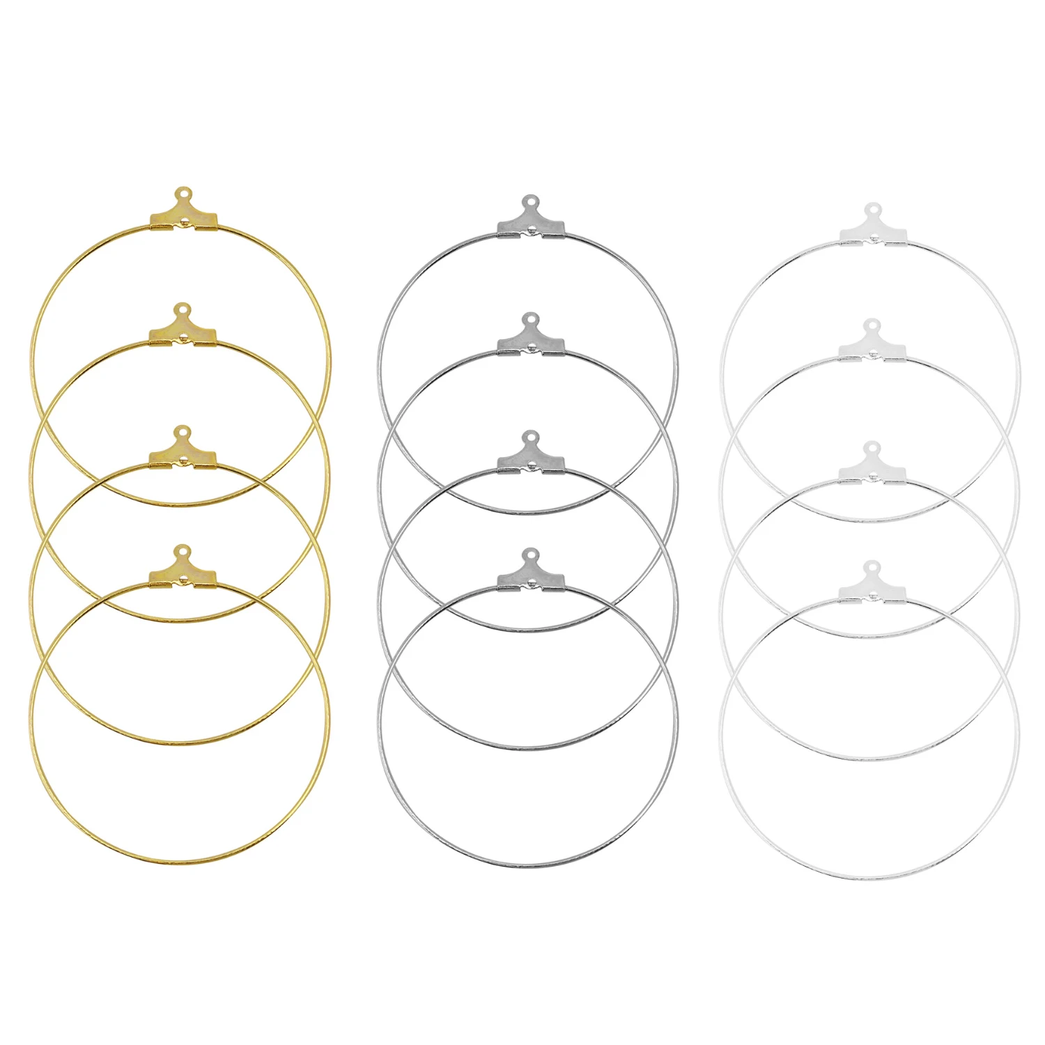 

Большие гладкие круглые серьги-кольца 25, 30, 35, 40 мм, Висячие застежки, ушные провода, крючки, DIY круглые серьги, фурнитура для изготовления ювелирных изделий, аксессуары