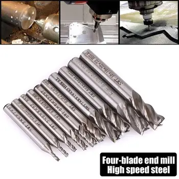 

Alloy Milling Cutter 10pcs Silver Architecture Business Factory Tool Carpenter Milling Cutter Wood Drilling Milling Machine