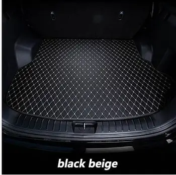 

Custom car trunk mats for Trunk Mat for Tesla S 2014-2016 pad mats Car Accessories Floor Carpet 12 color Rear Cargo Boot Environ