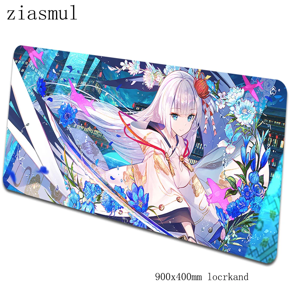 Azur Лэйн коврик для мыши 90x40 см Коврик для мыши красочный игровой коврик для мыши геймерский домашний Рождественский подарок коврик для мыши s Клавиатура ПК коврик - Цвет: pattern 2