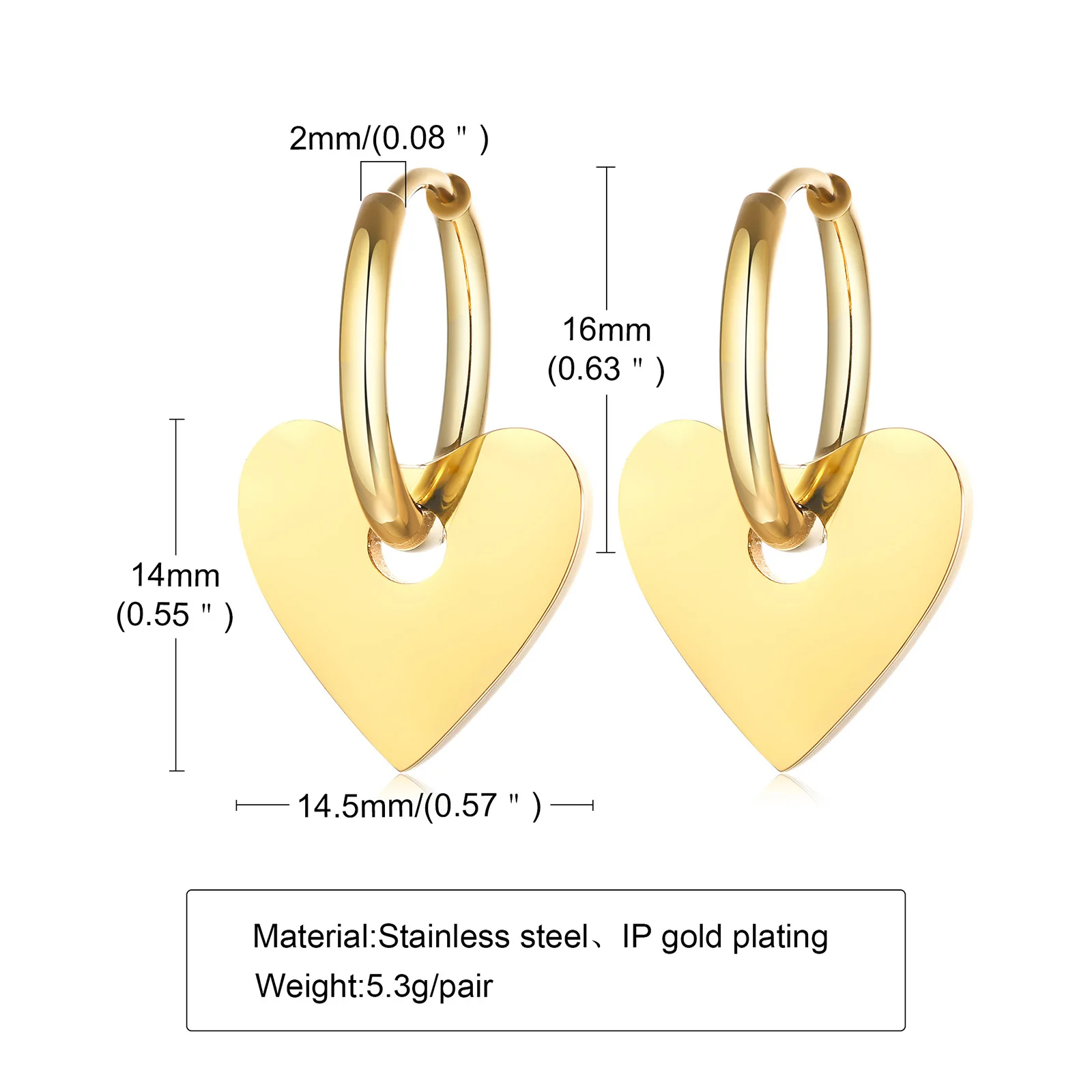 PANDORA Asymmetrical Heart Hoop Earrings - Classic India | Ubuy
