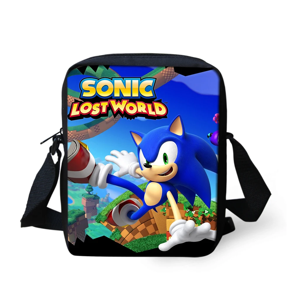 Sonic The Hedgehog, маленькие сумки-мессенджеры для женщин, мини-сумка на плечо для детей, мальчиков и девочек, мультяшная маленькая Повседневная Сумка кросс-боди, сумки на лямках - Цвет: CDGX2057E