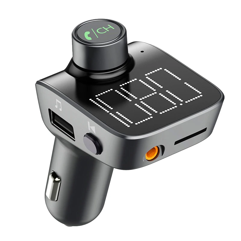 T15 Bluetooth 5 0 Aux приемник Автомобильный Mp3 плеер fm-передатчик двойной USB