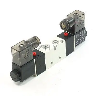 

AC 220V 6.0VA Single Coil 2 Position 5 Ports Electric Solenoid Valve