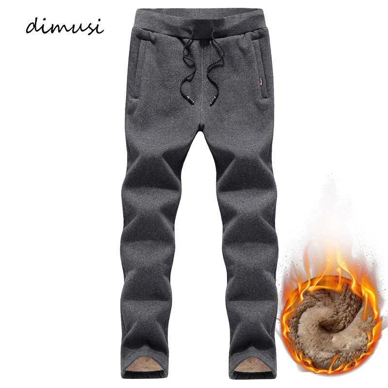 DIMUSI зимние мужские штаны для бега повседневные Фитнес мужские плотные флисовая спортивная одежда спортивный костюм спортивные штаны спортивные брюки спортивные штаны 5XL