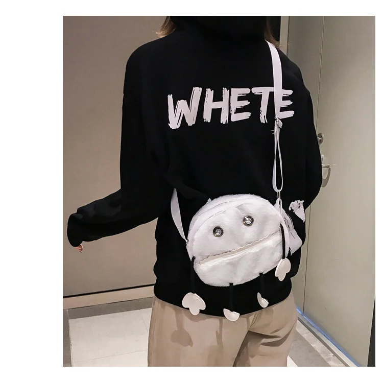 Plush funny, Cartoon Backpack, Shoulder Messenger Bag, Girl's Favorite Gift