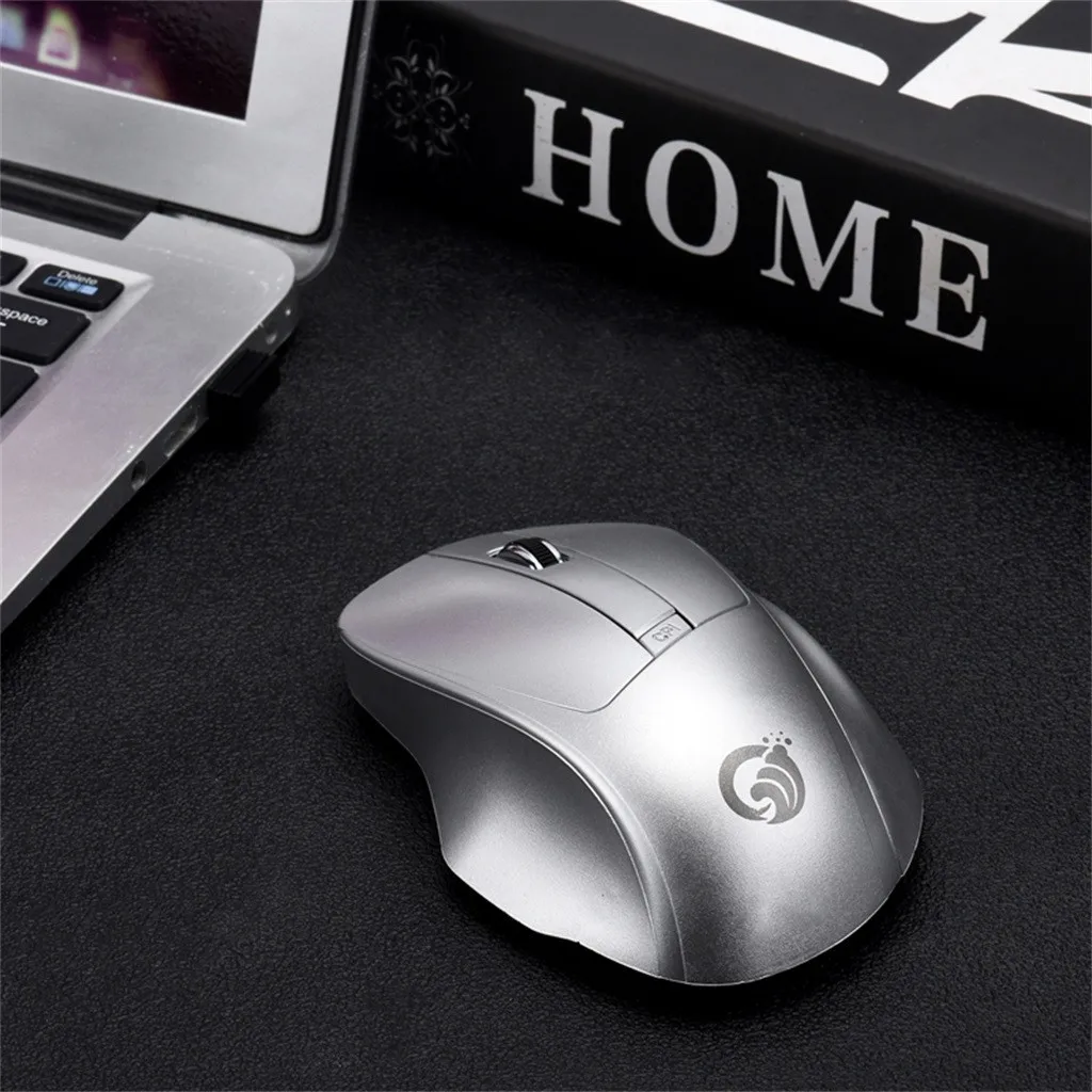 CARPRIE W12 USB Бесшумная беспроводная компьютерная мышь 2,4G эргономичные мыши для компьютерных геймеров покупка
