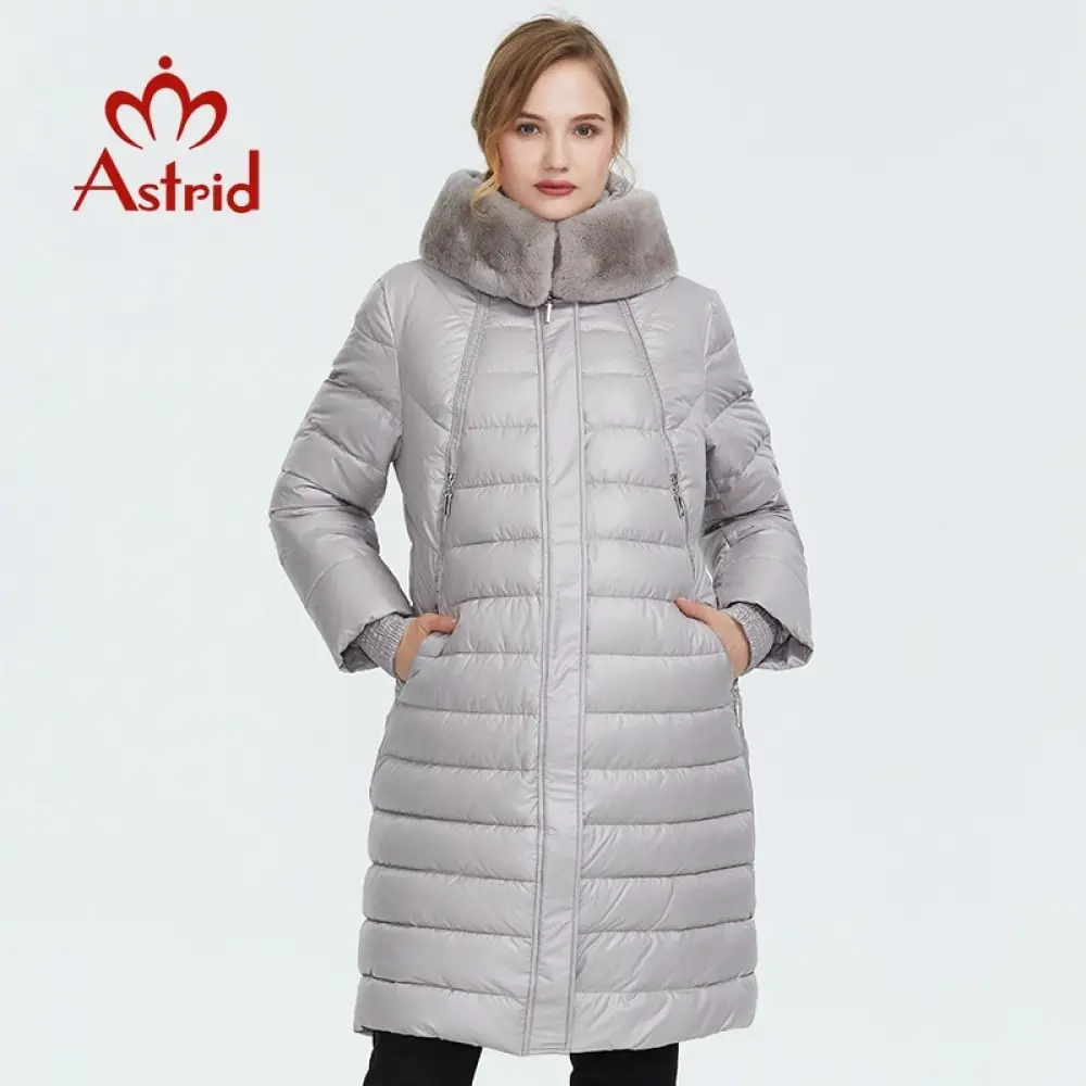 Astrid 2019 Зима новое поступление вниз куртка женская верхняя одежда высокого