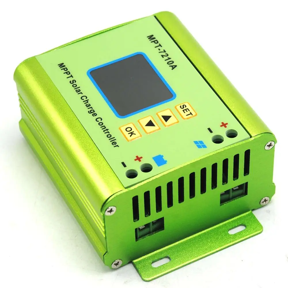 DC12-60V 10A MPPT Солнечный цифровой контроллер зарядки Амперметр Повышающий Модуль 24 В/36 В/48 В/72 в зарядное устройство