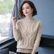 *#Best Price Women Half High Collar Pullover Sweaters Solid Colour Textured Knit Top Blue Purple White Green Sculptured Knitwear Autumn 2019 *#Best Price Women Half High Collar Pullover Sweaters Solid Colour Textured Knit Top Blue Purple White Green Sculptured Knitwear Autumn 2019