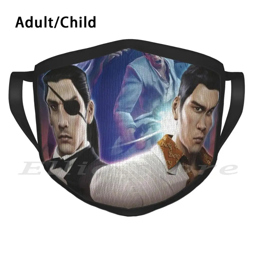 Yakuza 0 Poster Adult Kids Anti Dust DIY Scarf Mask Yakuza Yakuza 0