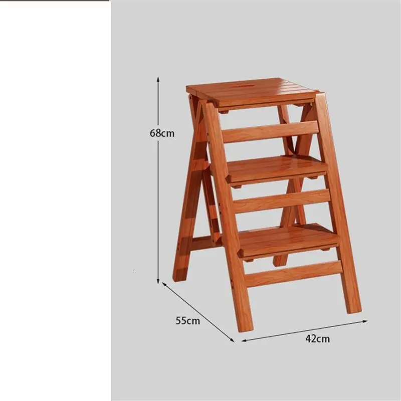 MODEL N Escalera Sgabelli Cucina tabrete De Cocina Ванная комната для пожилых людей Tangga Lipat дерево Escaleta Escabeau стул Merdiven лестница - Цвет: MODEL N