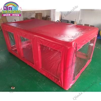 Free Shipping Inflatable Heated Hail Protection Car Cover Garage,dust Proof Inflatable Car Wash Tent With Air Pump 2