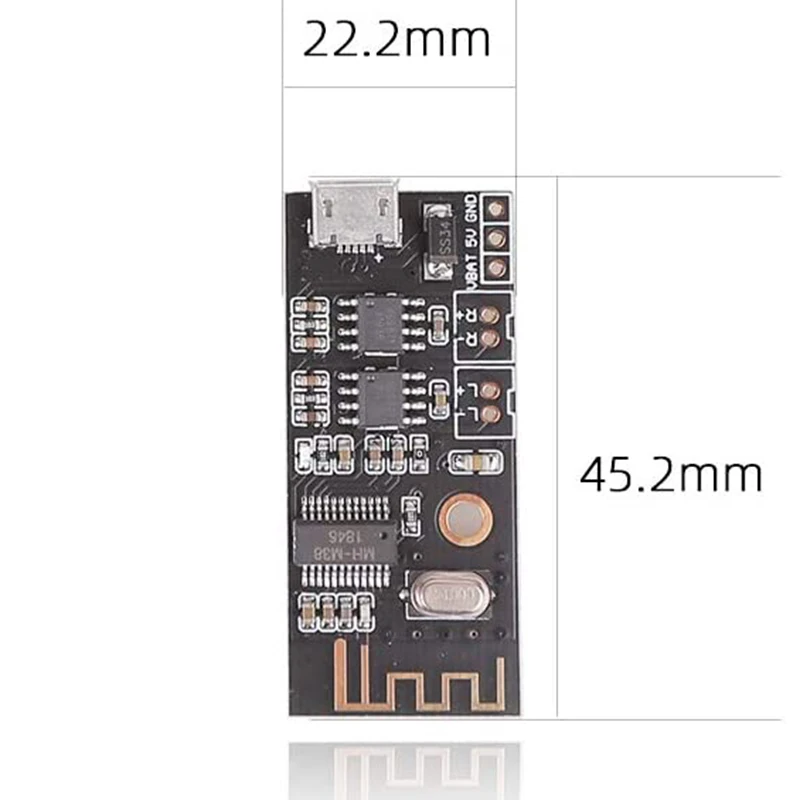 DC 3.7V-4.2V/5V Mini Bluetooth Speaker Board 5W Output Power 5W Uwaykey Bluetooth Amplifier Board 
