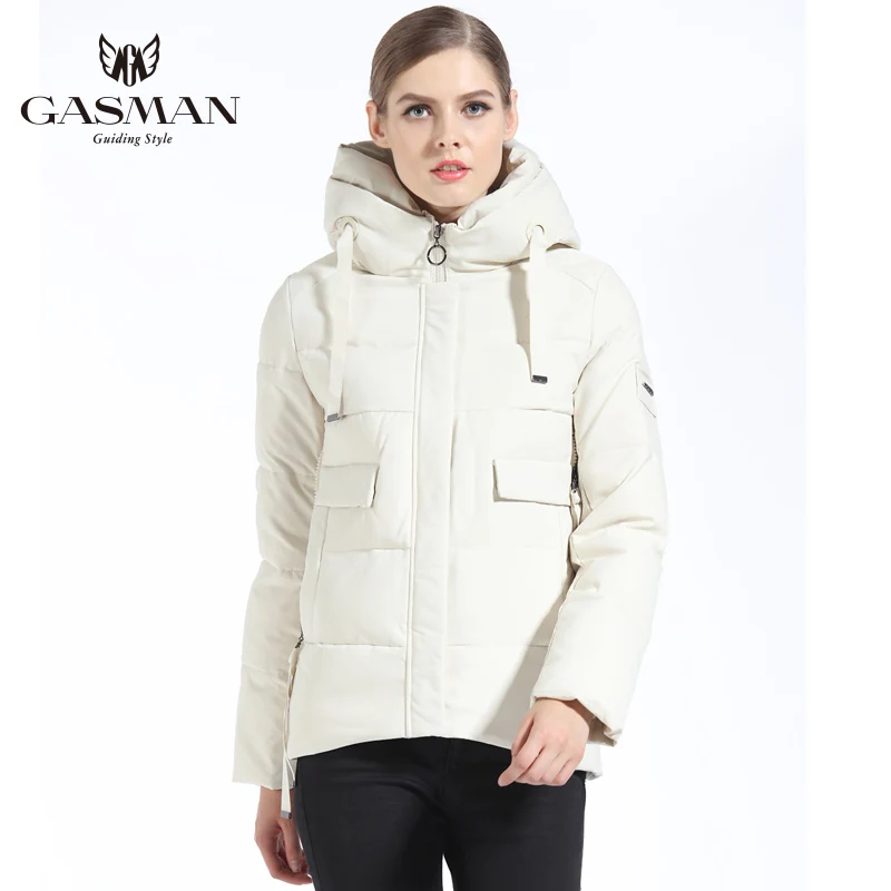 GASMAN 2019 Новые Пуховики Женские Зимние Куртки С Капюшоном Открытое Теплое Пальто