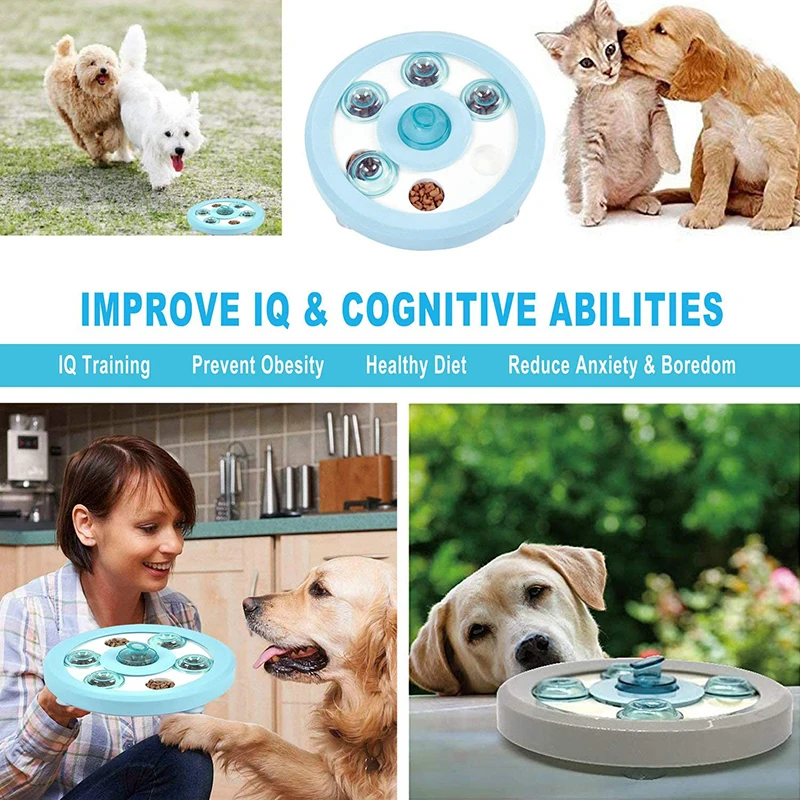 Benepaw Dog Puzzle Toys IQ Training Brain Stimulating Slow Feeding