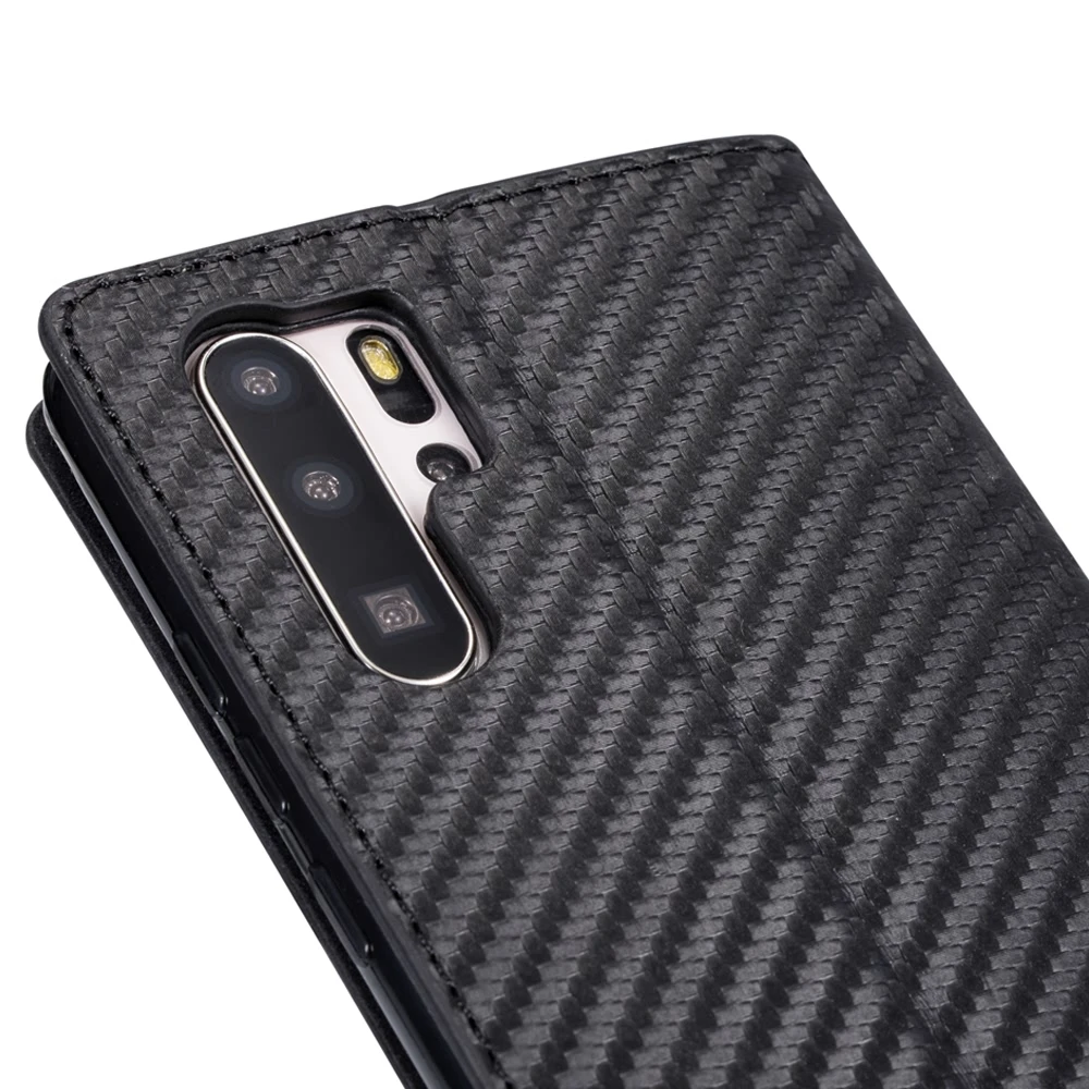 LLZ. COQUE из углеродного волокна флип чехол для телефона для huawei P30 Pro P20 Lite P10 P9 P8 P Smart mate 20 10 кожаный чехол-кошелек