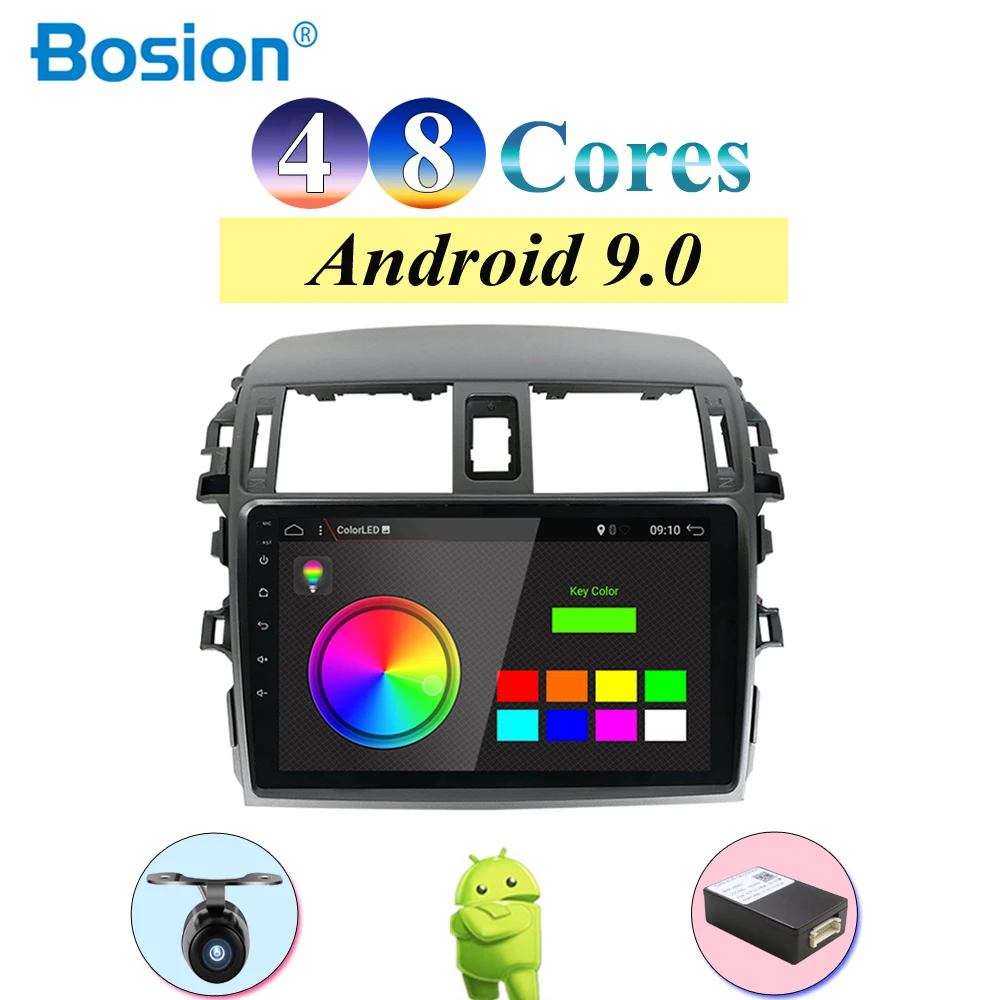 Cheap Android 9.0 Car Radio Multimedia Player For Toyota Corolla E140/150 2008 2009 2010 2011 2012 2013 Stereo GPS Navigation 2 din 0