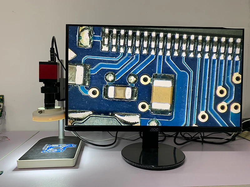HD 720P 13MP HDMI VGA электронная цифровая Пайка Ремонт видео микроскоп камера зум 130X C крепление объектива хорошее рабочее расстояние