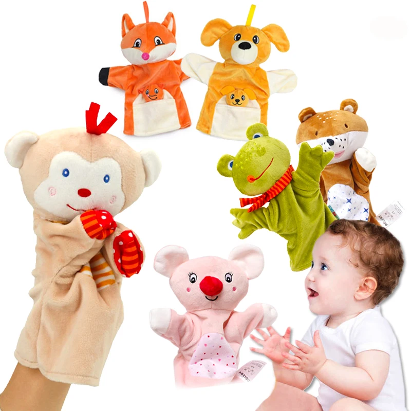 新しいハンドパペットかわいい動物手袋おもちゃ親子相互作用赤ちゃんの手人形 Aliexpress おもちゃ ホビー