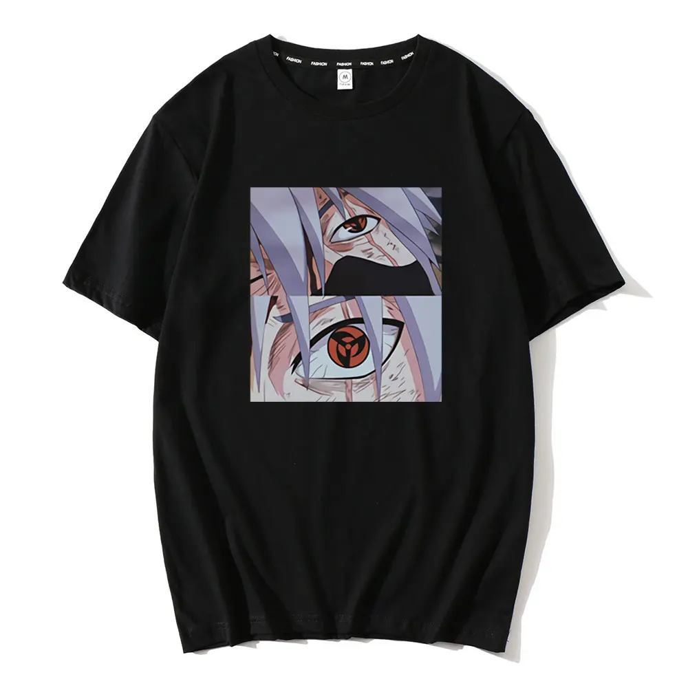 

2020 Summer Short Sleeve Naruto T Shirt for Men Clothing 90s Streetwear Cool Cotton Tops for Women Anime Tee Shirt Harajuku Top
