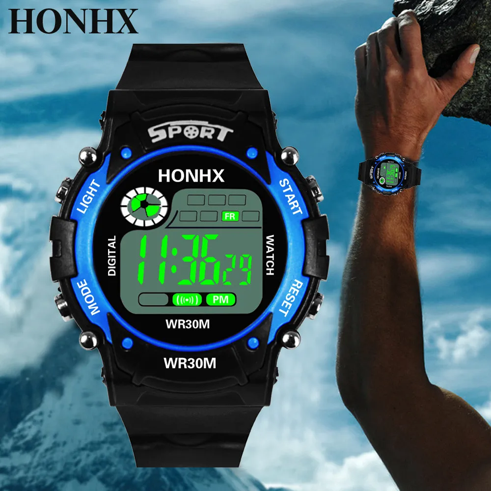 Relojes hombres reloj Digital Led reloj deportivo impermeable automático fecha reloj Masculino Digital relojes militares de hombres deporte # CL