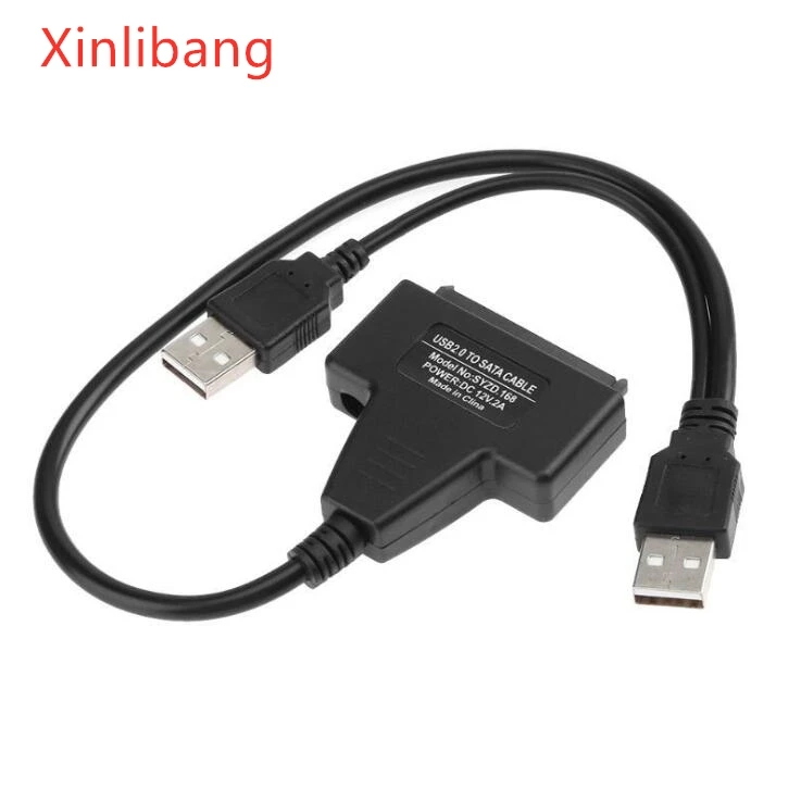 USB 2 0 для SATA 7 + 15 Pin 22Pin кабель адаптера 5 &quotHDD жесткий диск | Компьютеры и офис