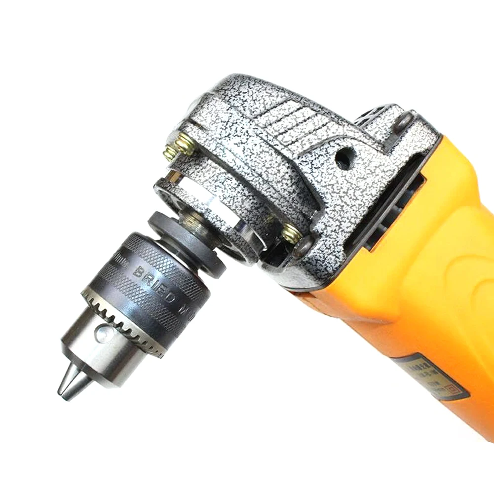 4Inch Electric Angle Grinder To Electric Drill Chuck 10mm Chunk Holder Drill Convert Adapter Collet 1.5 Coarse Thread Accessory