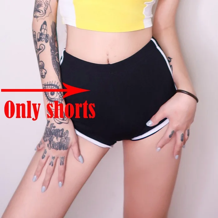 Only shorts Пикантные комбинезон со стразами серебряные стразы боди с имитацией обнаженного тела производительность женский день рождения, празднование Одна деталь костюм одежда DL3429 - Цвет: Only shorts