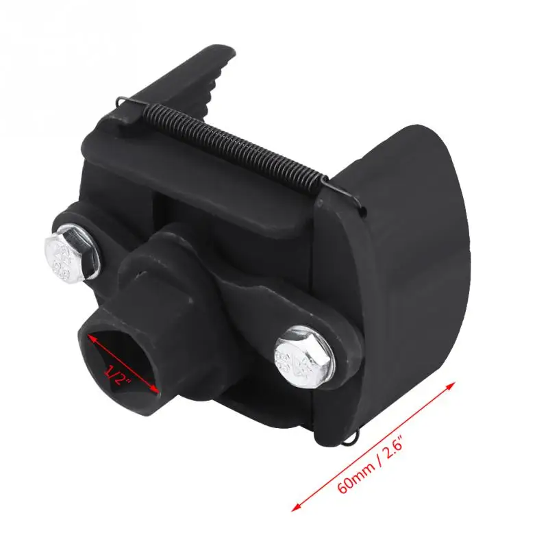 60mm-80mm Universal Cast Steel Adjustable 2 Jaw Oil Filter Wrench Fuel Remover Removal Tool Two-claw Cast Steel Filter Wrenches