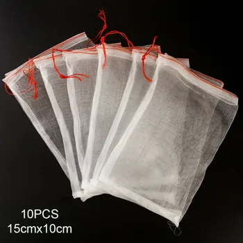 

Produce Bag Vegetable Fruit Drawstring Mesh Kitchen Reusable Grocery Storage